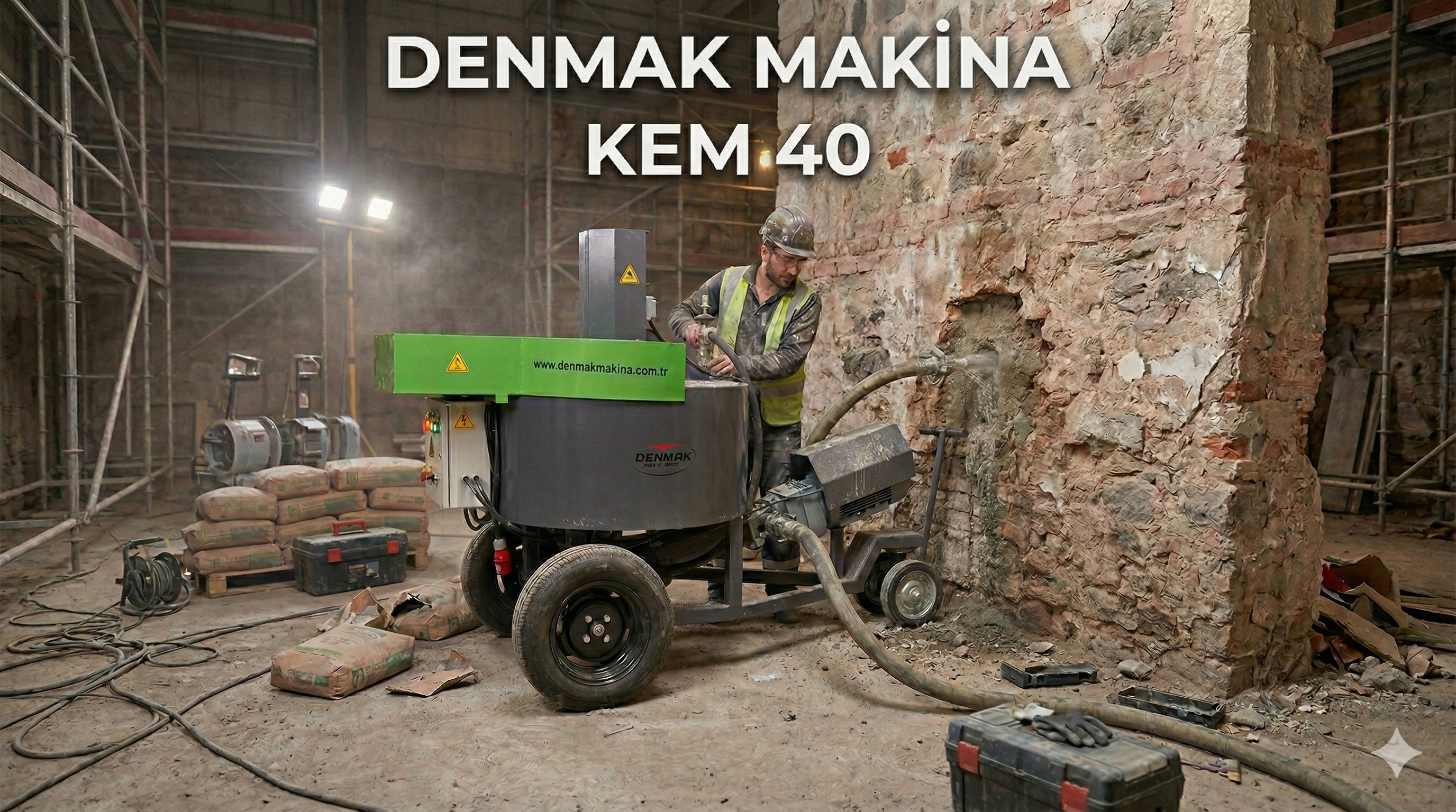 DM-KEM 40 Machine d'Injection de Ciment | Denmak